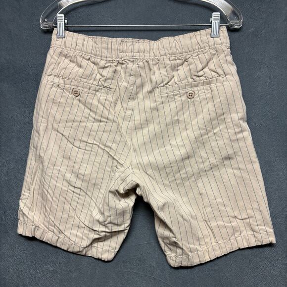 Abercrombie & Fitch Linen Blend Shorts Summer Pin Striped Preppy Vacay Comfy XS - Picture 2 of 10